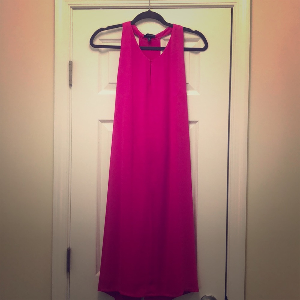 The Limited Hot Pink Racerback Shift Dress